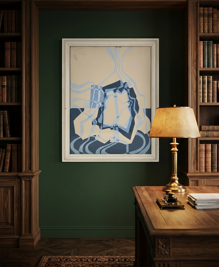 Composición geométrica · En otra decoración