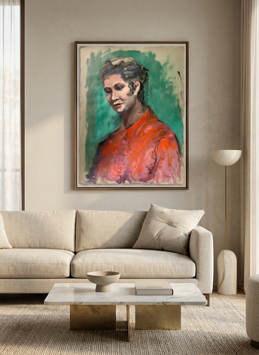 Retrato femenino · En decoración