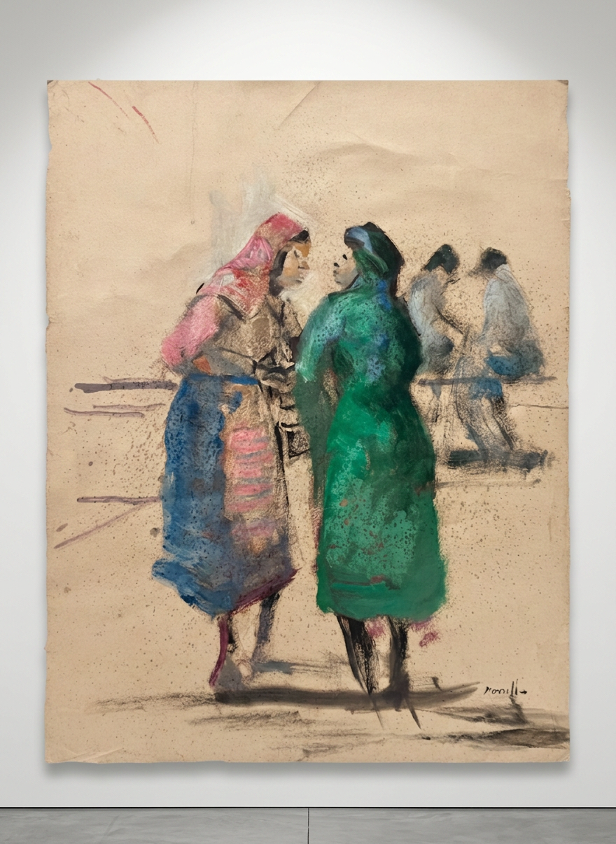 Conversación en la calle, fotografía general