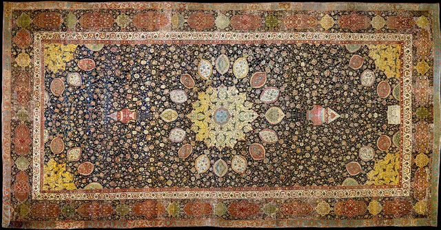 Imagen de apoyo sobre las tradiciones de alfombras de Irán